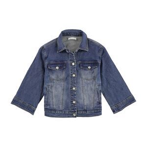 WynneDenim Womens Contrast Stitch Jean Jacket, Blue, NWT